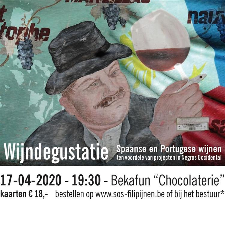 Wijndegustatie 17 april 2020